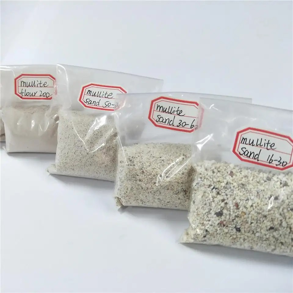 Fornecedor de fábrica na China Areia de mulita e farinha de mulita para fundição de investimento