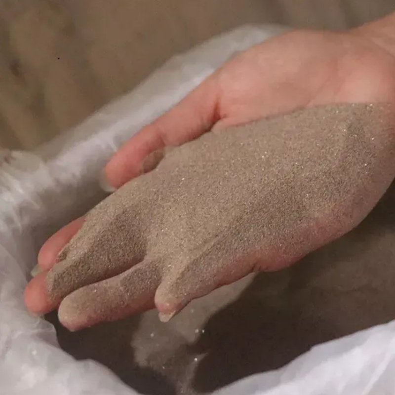 Ponto de fusão refratário da areia 2340°C do zircão para fornos de alta temperatura